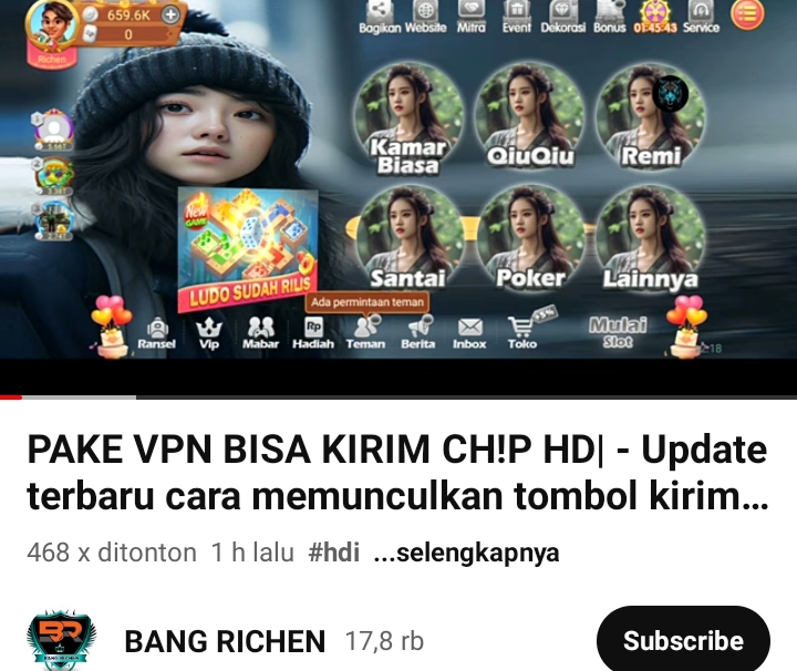 YouTuber Ini Bongkar Cara Kembalikan Tombol Kirim Higgs Domino Island, Hasilnya?? Begini!! 