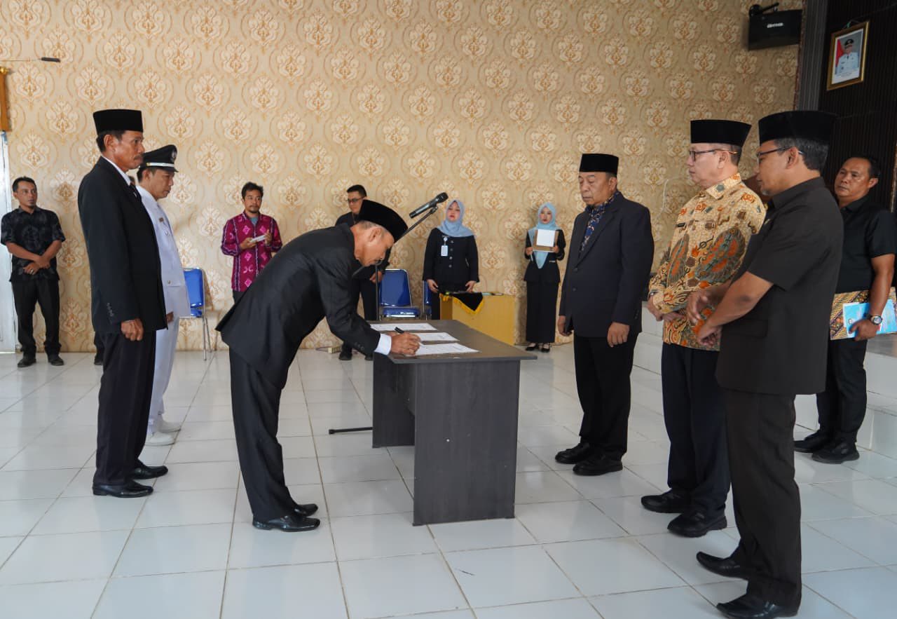 Wabup Minta  Pj Kades dan BPD Yang Dilanti Jaga Integritas