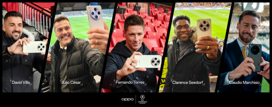 OPPO Find X8 Pro, Mengabadikan Momen Ikonik Liga Champions UEFA!  Ponsel Pertandingan bagi Legenda 