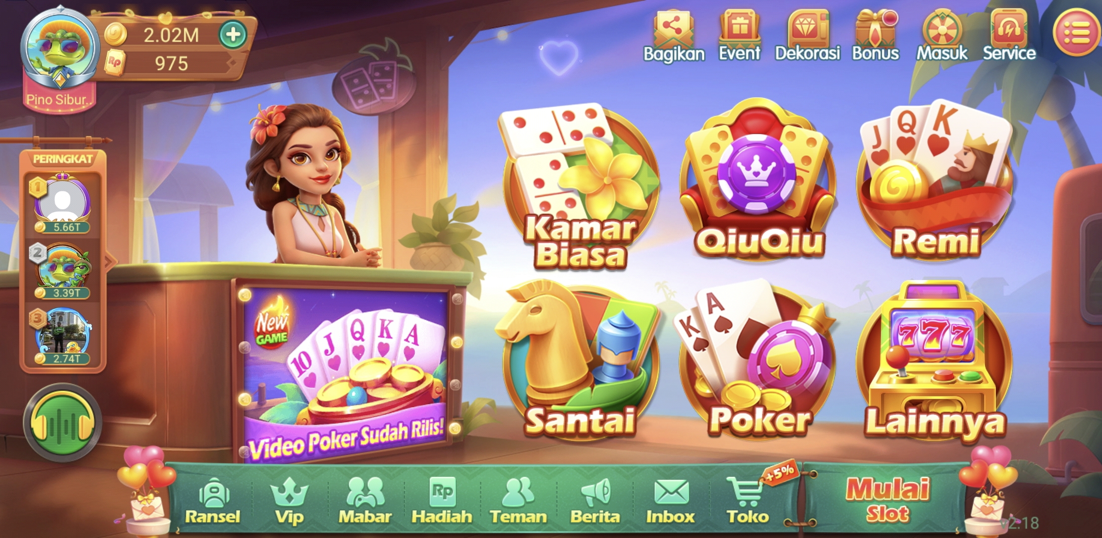 Install Segera Higgs Domino Global V2.31 Mod APK Disini! Langsung Disertai Fitur VPN dan Game Baru