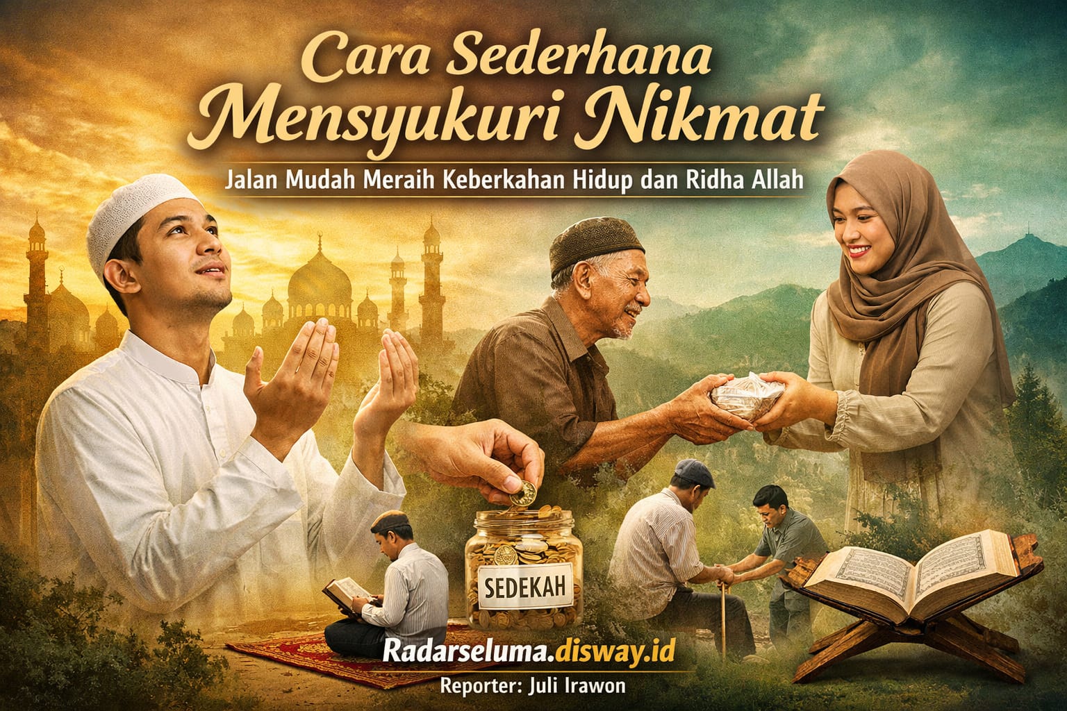 “Cara Sederhana Mensyukuri Nikmat: Jalan Mudah Meraih Keberkahan Hidup dan Ridha Allah”