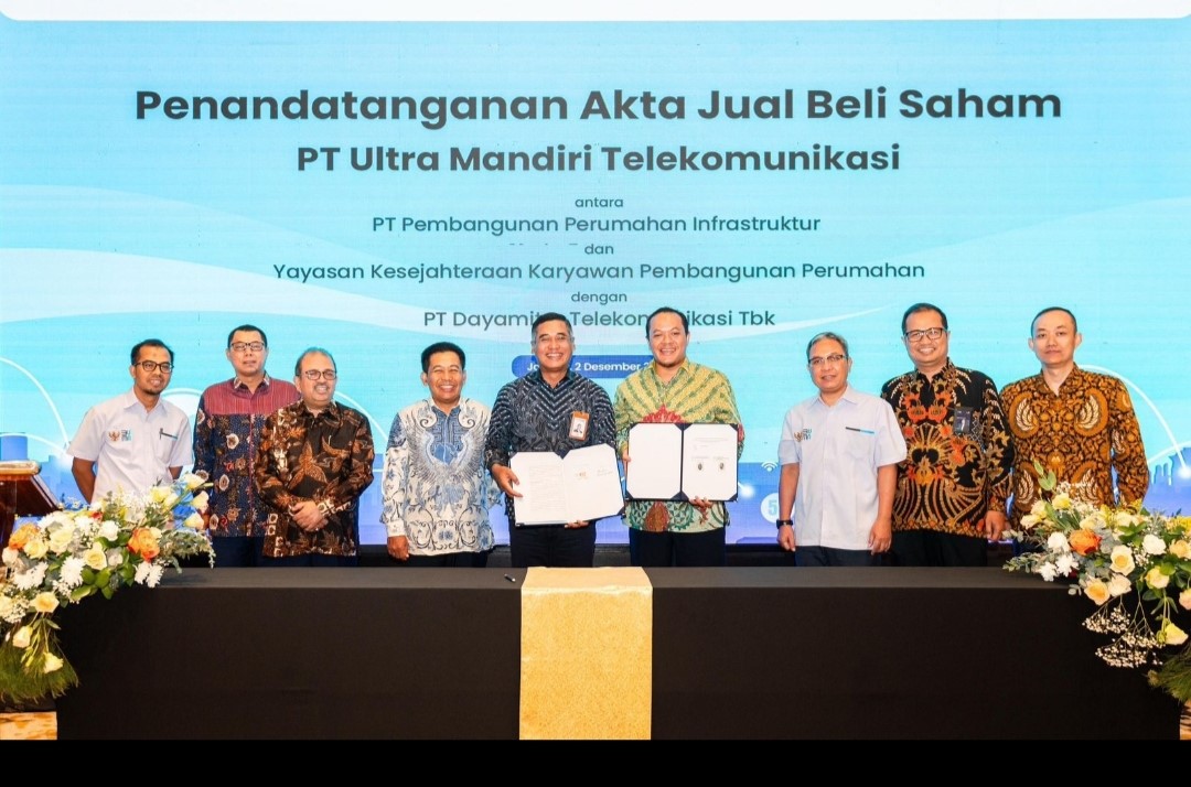 PT PP Infrastruktur melakukan Divestasi Saham Bisnis Telekomunikasi kepada PT Dayamitra Telekomunikasi Tbk