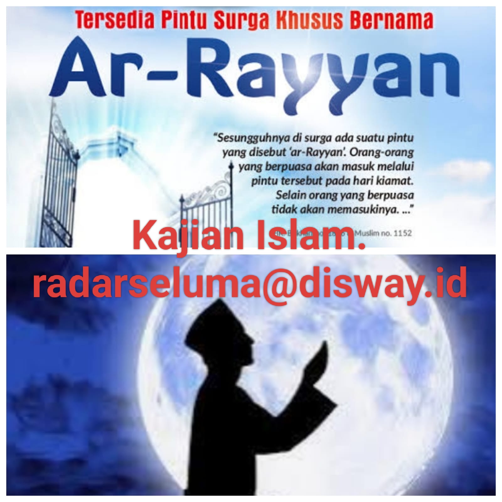 Inilah Surga Ar Rayyan Ganjaran Khusus Orang Berpuasa Ramadhan.