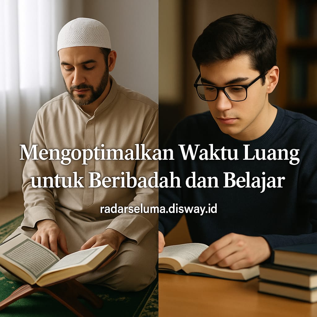 Mengoptimalkan Waktu Luang untuk Beribadah dan Belajar