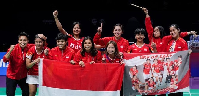 Walau Gagal Raih Uber Cup, Tim Uber Indonesia Dapat Pujian Warga Net