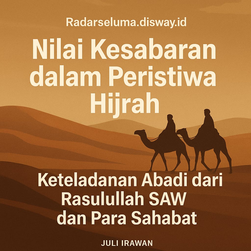 Nilai Kesabaran dalam Peristiwa Hijrah: Keteladanan Abadi dari Rasulullah SAW dan Para Sahabat
