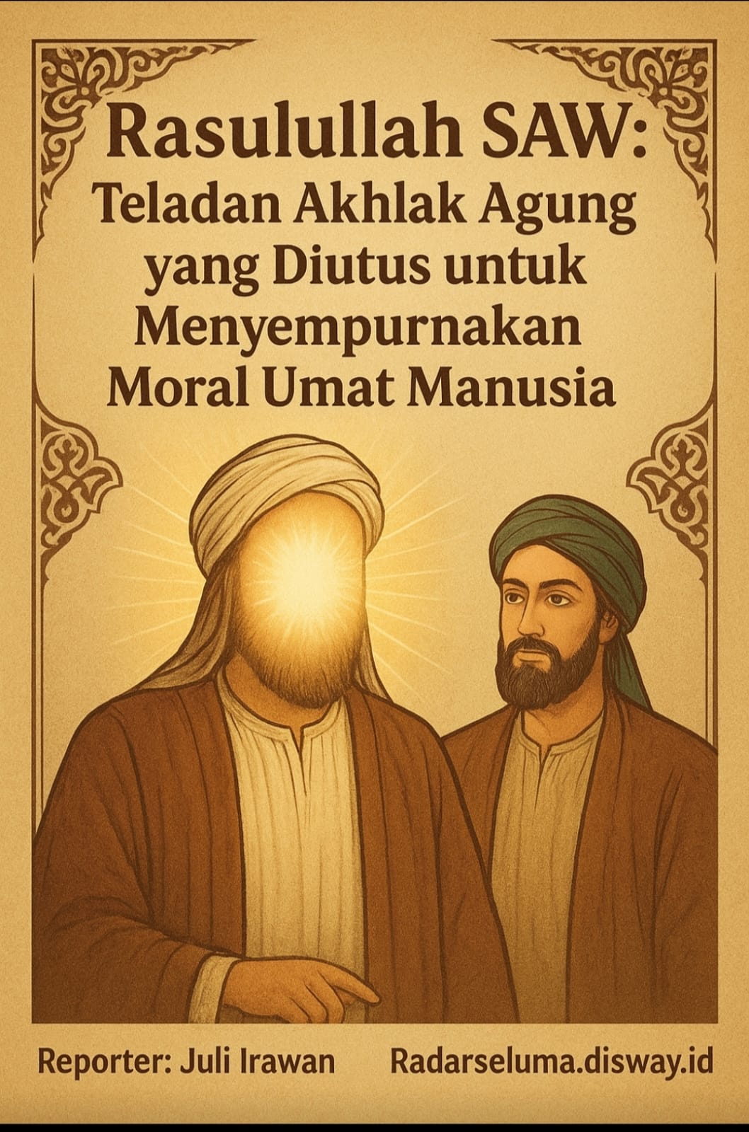 Rasulullah SAW: Teladan Akhlak Agung yang Diutus untuk Menyempurnakan Moral Umat Manusia
