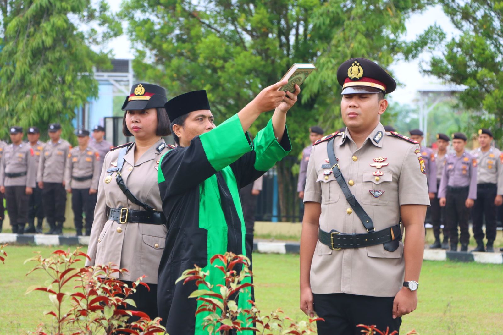   Kasat Lantas Seluma Berganti, Sertijab Dipimpim Kapolres