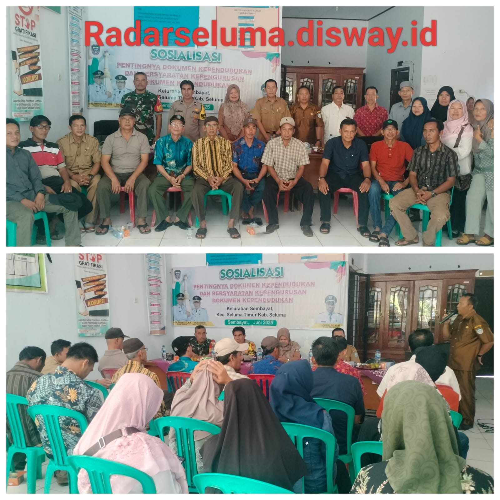 Kelurahan Sembayat Gelar Sosialisasi Pentingnya Dokumen Kependudukan,