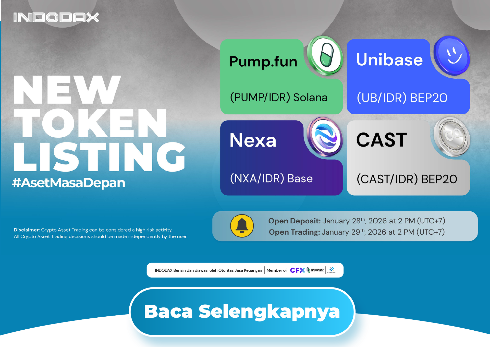 Pump.fun (PUMP) Kini Hadir di INDODAX!