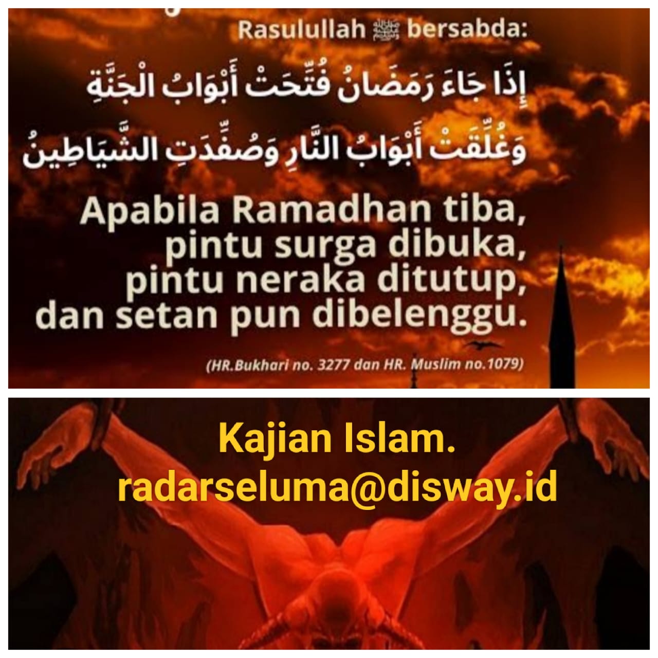 Ramadhan Datang, Allah Buka Pintu-pintu Surga & Allah Tutup Pintu Neraka