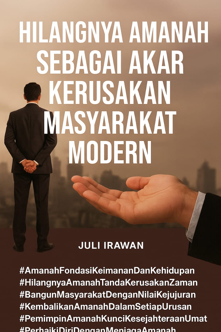 Hilangnya Amanah dari Hati Manusia: Tanda Kerusakan Zaman dan Runtuhnya Moral Umat