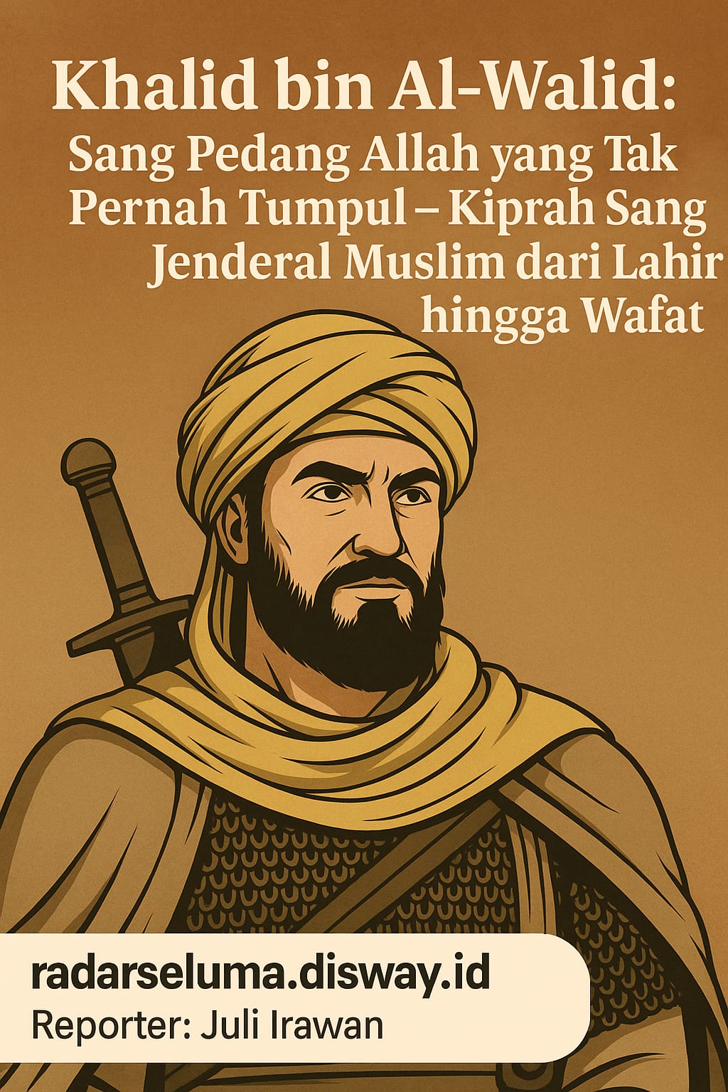 Kisah Jenderal Muslim Khalid bin Al-Walid: Sang Pedang Allah yang Tak Pernah Tumpul