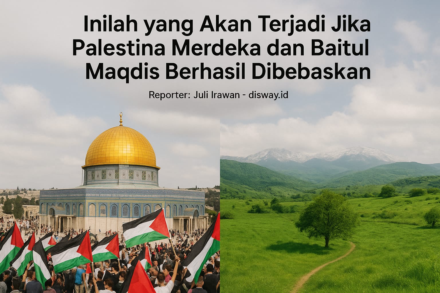 Inilah yang Akan Terjadi Jika Palestina Merdeka dan Baitul Maqdis Berhasil Dibebaskan