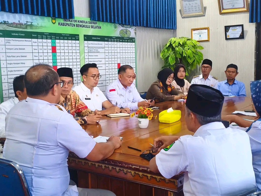Sholat Idul Fitri 2026 Dilaksanakan di Lapangan Sekundang, Sekda Pimpin Rapat persiapan