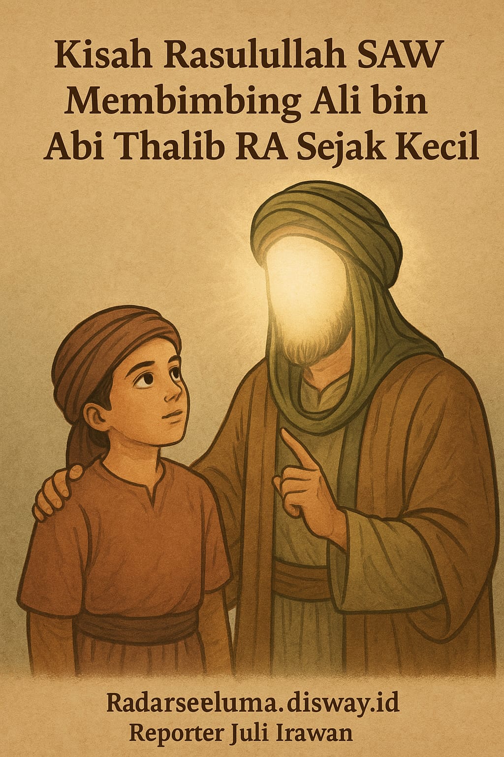 Kisah Rasulullah SAW Membimbing Ali bin Abi Thalib RA Sejak Kecil