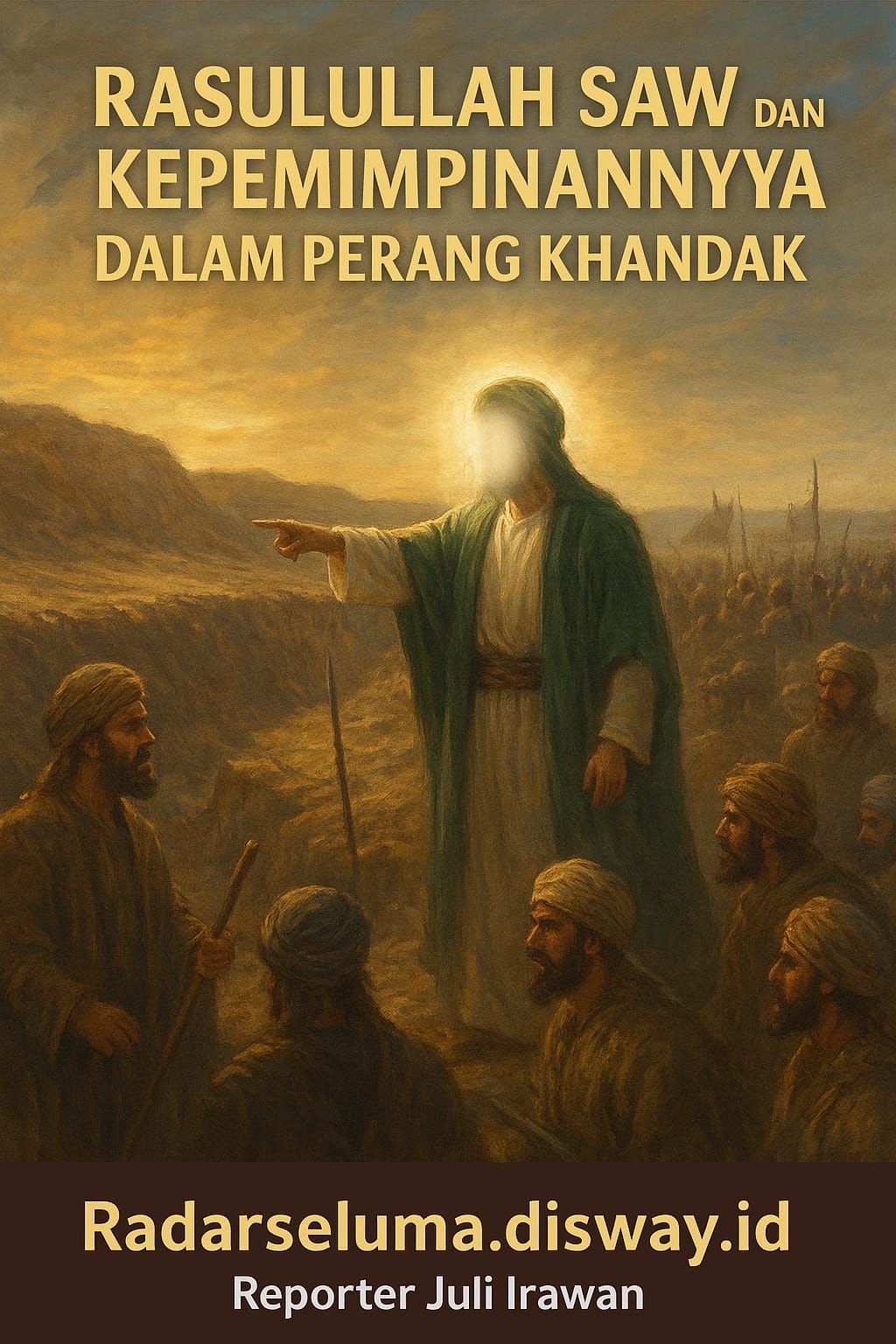 Rasulullah SAW dan Kepemimpinannya dalam Perang Khandak: Keteguhan, Strategi, dan Iman yang Tak Tergoyahkan