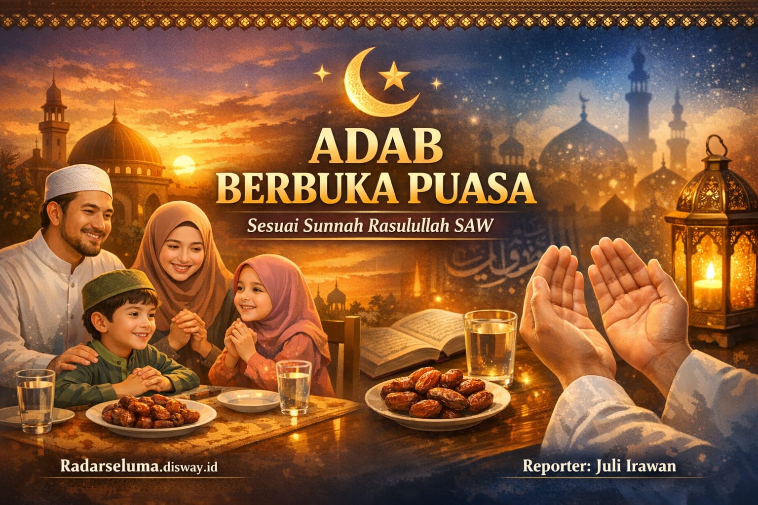 Adab Berbuka Puasa: Menyempurnakan Ibadah dengan Sunnah Rasulullah SAW