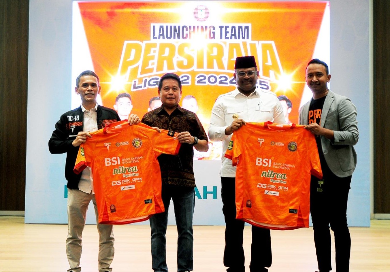  BSI Sponsori Persiraja, Harap Laskar Rencong Promosi ke Liga 1