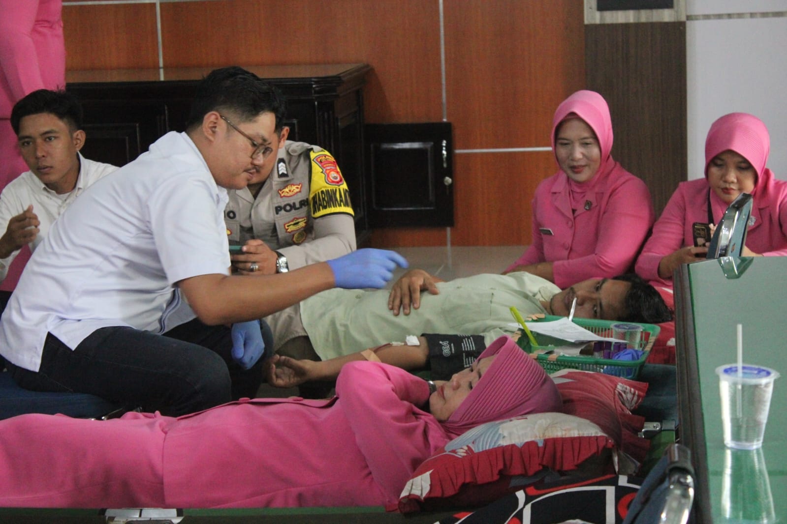  Kodim 0425/Seluma  Donor Darah, Peringati HUT ke-80 Korem 041/Garuda Emas