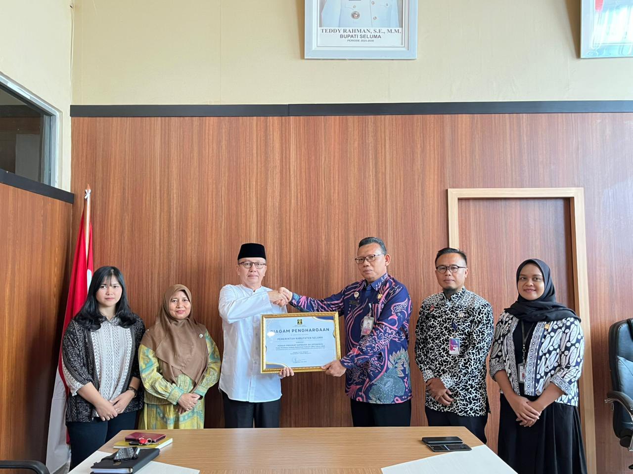   Penilaian IRH, Seluma Tertinggi di Bengkulu