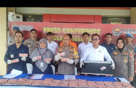Satnarkoba Polres Seluma Bongkar Peredaran Samcodin, 9.500 Butir Samcodin Ilegal dan Pengedar Diamankan