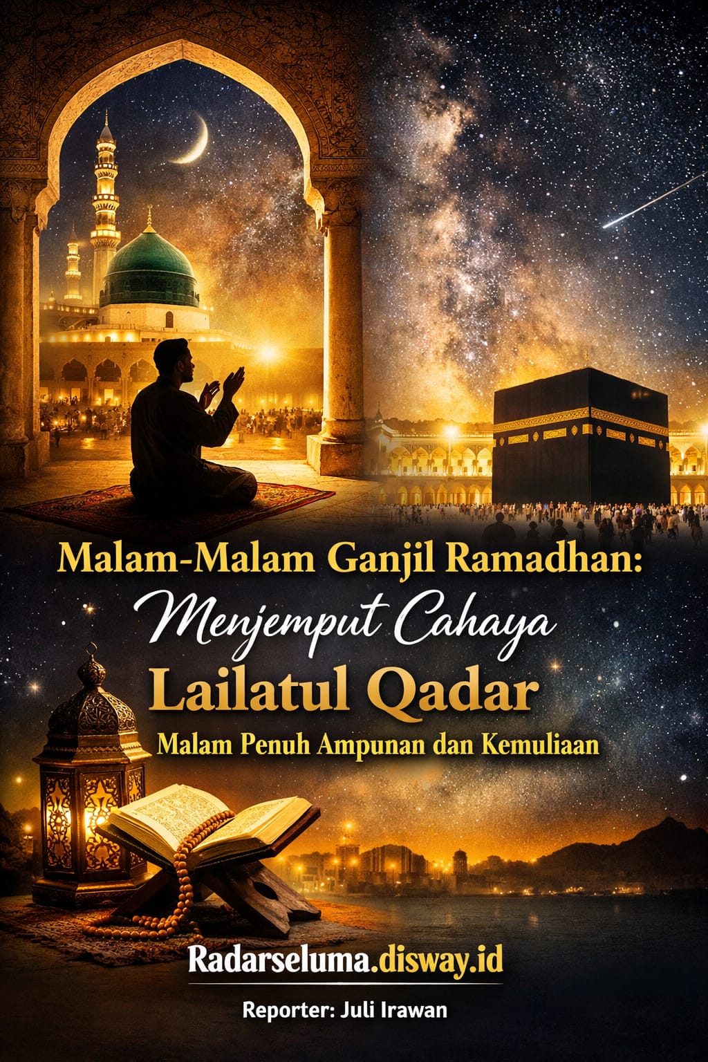 Malam-Malam Ganjil Ramadhan: Menjemput Cahaya Lailatul Qadar, Malam Penuh Ampunan dan Kemuliaan