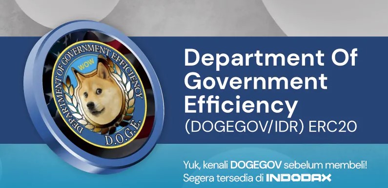  Kripto Department of Government Efficiency (DOGEGOV), Listing  di INDODAX!