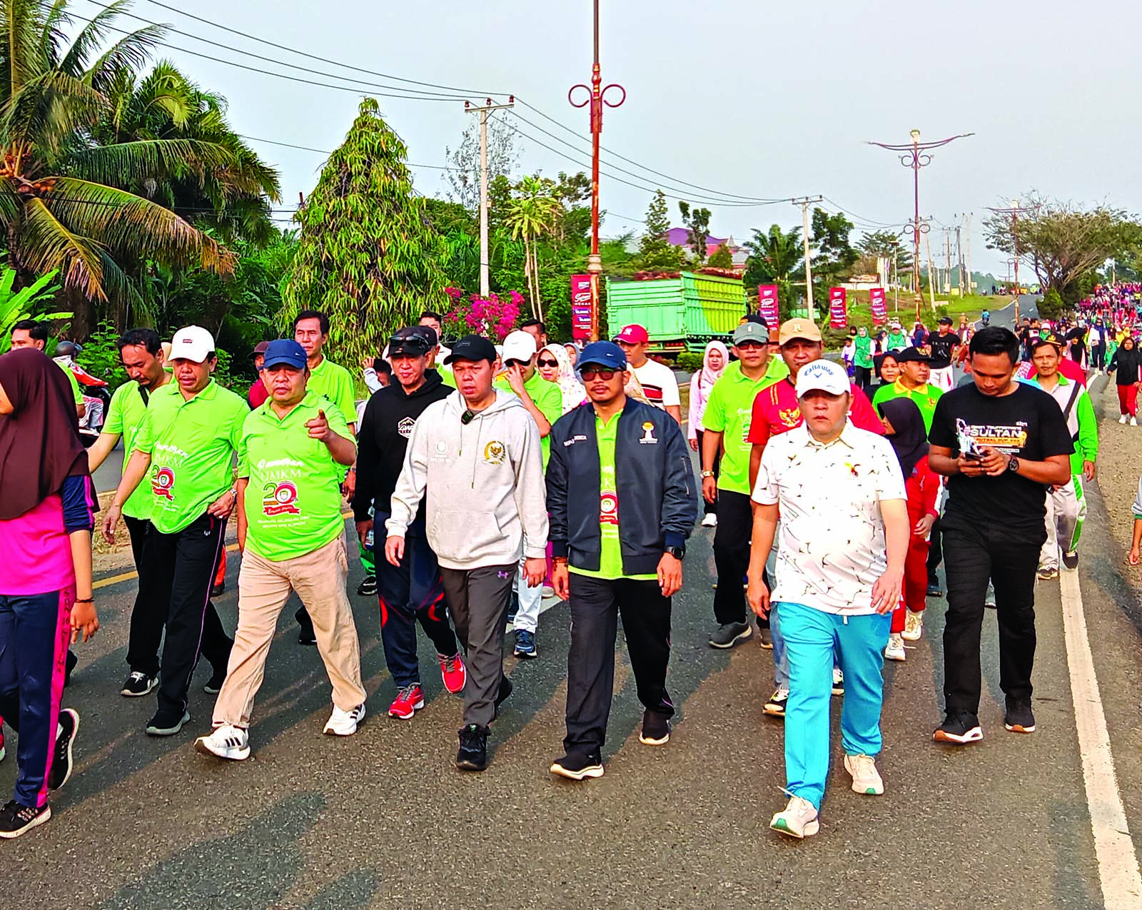 Ini Dia Tiga Pemenang Motor Jalan Santai HUT Radar Seluma dan PGRI