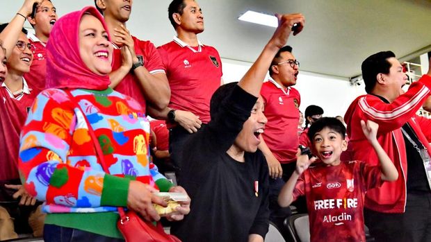 Ditonton Jokowi, Timnas U-23 Lumat Turkmenistan! Lolos Piala Asia 2024!