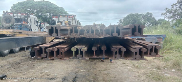  KAI Logistik Distribusi 1.350 Ton Rel untuk Prasarana Perkeretaapian Nasional