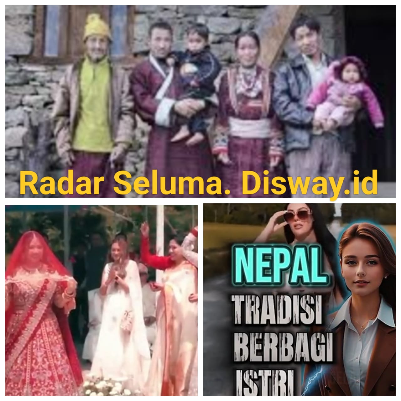 Inilah 5 Fakta Unik Tradisi Negara Nepal Membeli Pria dan Berbagi Istri