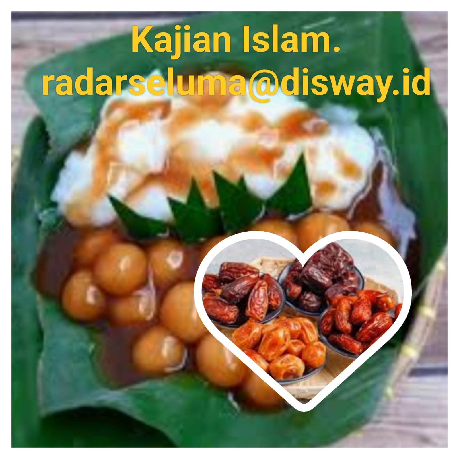 Rasulullah SAW Berbuka dengan Yang Manis-manis Ini Resep Yang Manis-manis Bubur Biji Salak