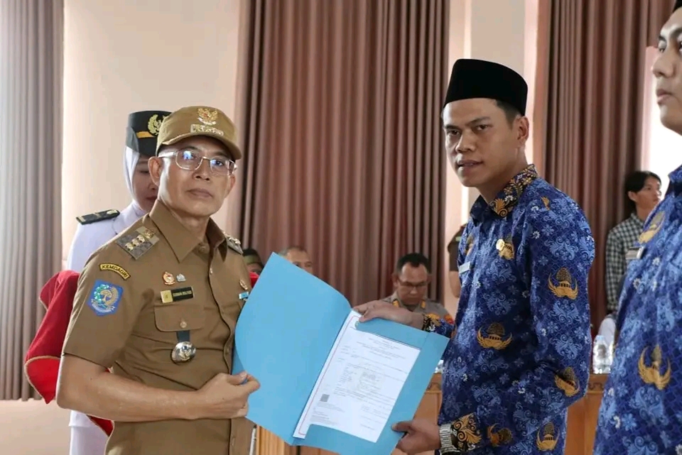 47 SK PNS Formasi 2024 Diserahkan Bupati BS Gusnan Mulaydi, Minta PNS Berahlak