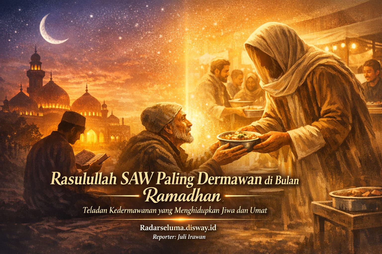 Rasulullah SAW Paling Dermawan di Bulan Ramadhan: Teladan Kedermawanan yang Menghidupkan Jiwa dan Umat