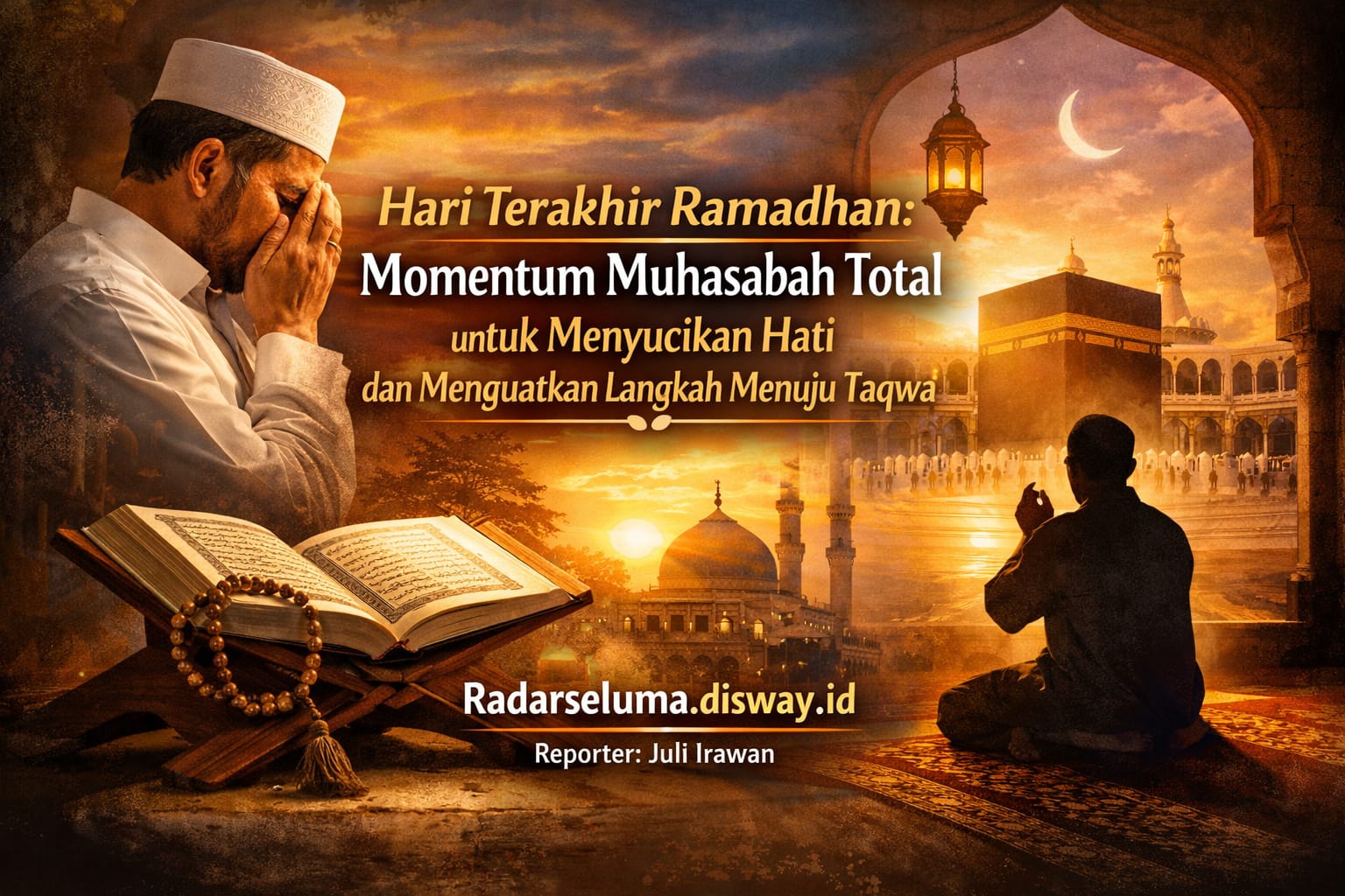 Hari Terakhir Ramadhan: Momentum Muhasabah Total untuk Menyucikan Hati dan Menguatkan Langkah Menuju Taqwa
