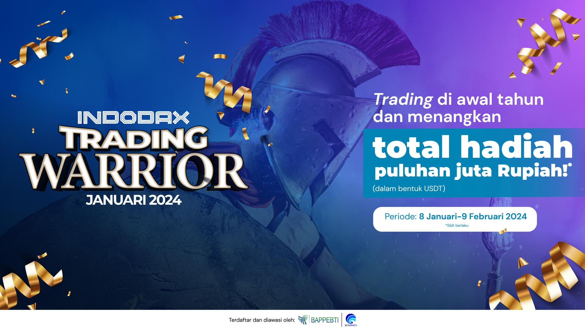   Kompetisi 'Trading Warrior' INDODAX dengan Hadiah Total Jutaan Rupiah, Ayo Ikuti