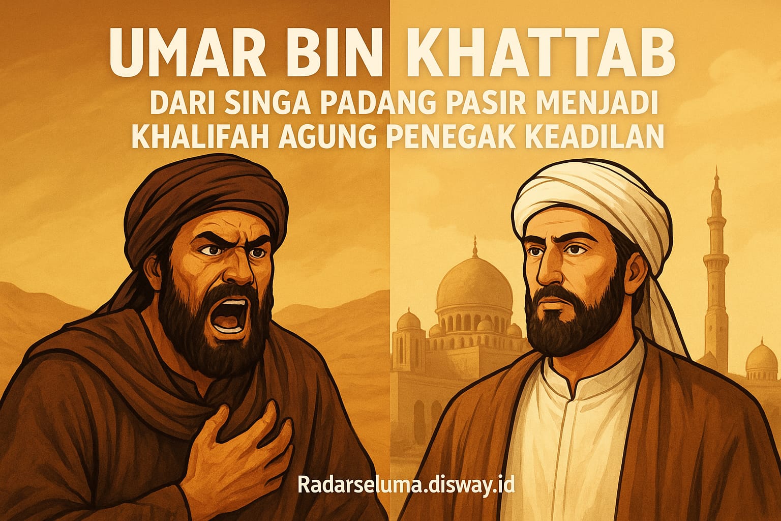 Kisah Umar bin Khattab: Dari Singa Padang Pasir Menjadi Khalifah Agung Penegak Keadilan