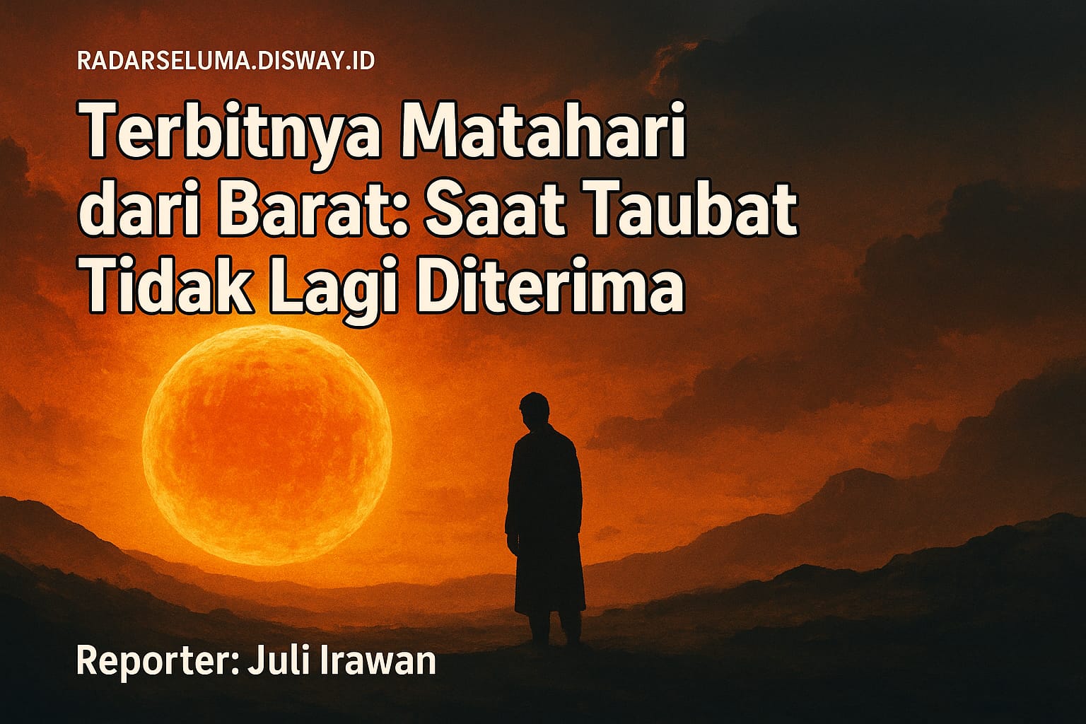 Terbitnya Matahari dari Barat: Saat Taubat Tidak Lagi Diterima Mengungkap Tanda Besar Kiamat yang Menggetarkan
