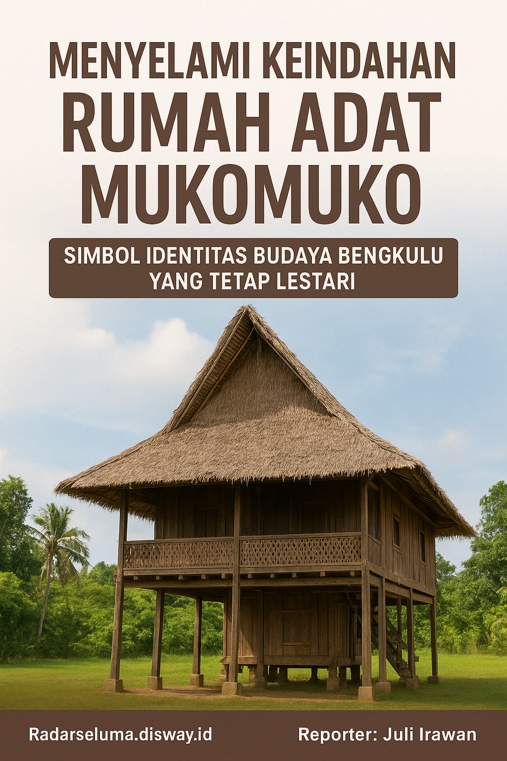 Menyelami Keindahan Rumah Adat Mukomuko: Simbol Identitas Budaya Bengkulu yang Tetap Lestari