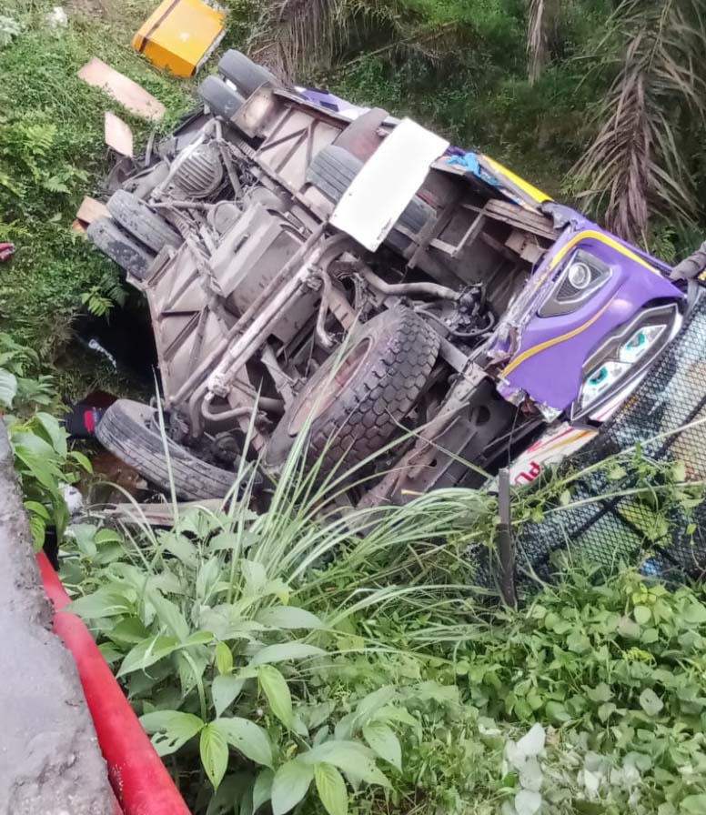  Kecelakaan Bus  Putra Simas,  14 Luka Berat. Yang Meninggal Warga Kepahiang