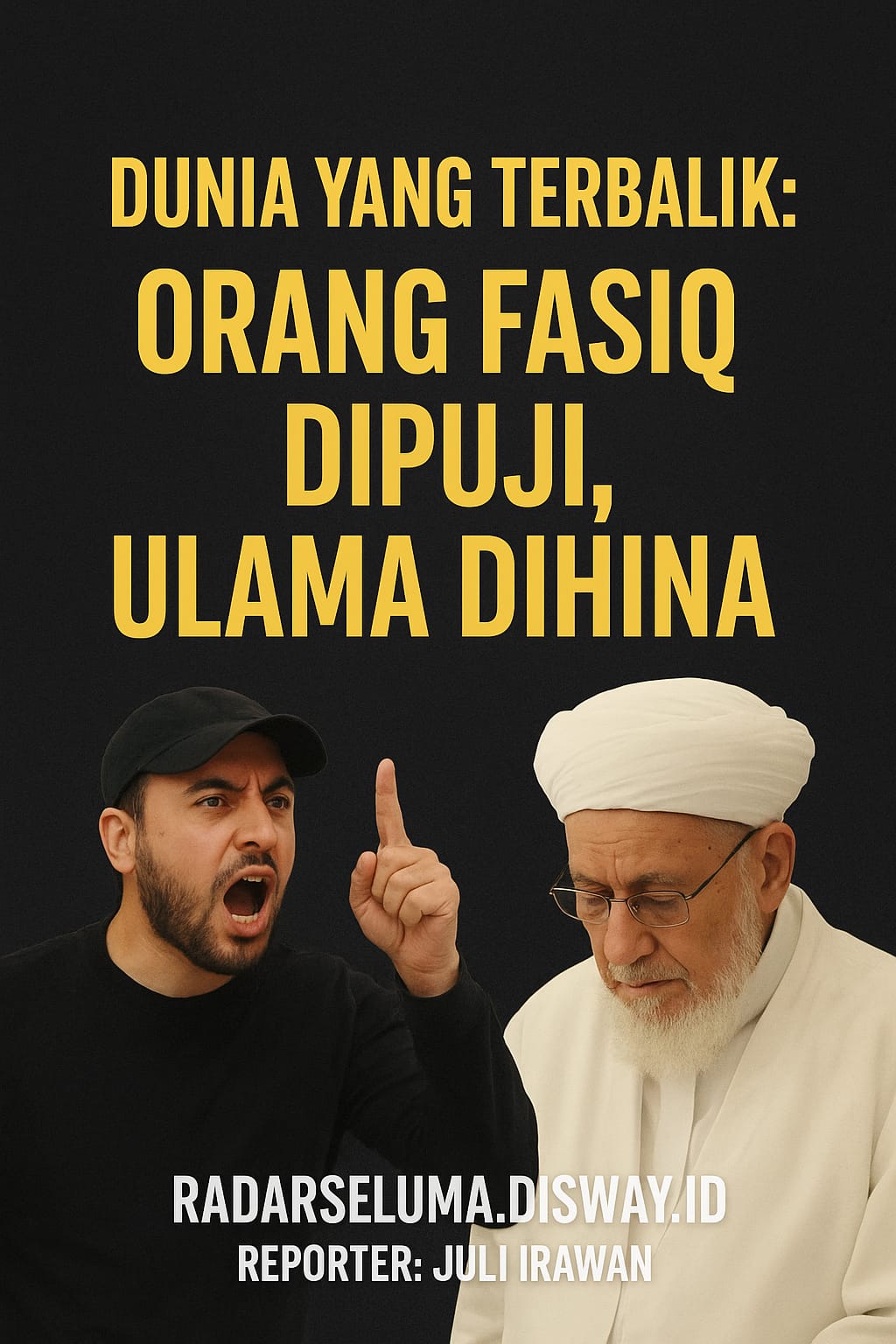 Fasik Dunia yang Terbalik Ketika Orang Fasiq Dipuji dan Ulama Dihina - Tanda ...