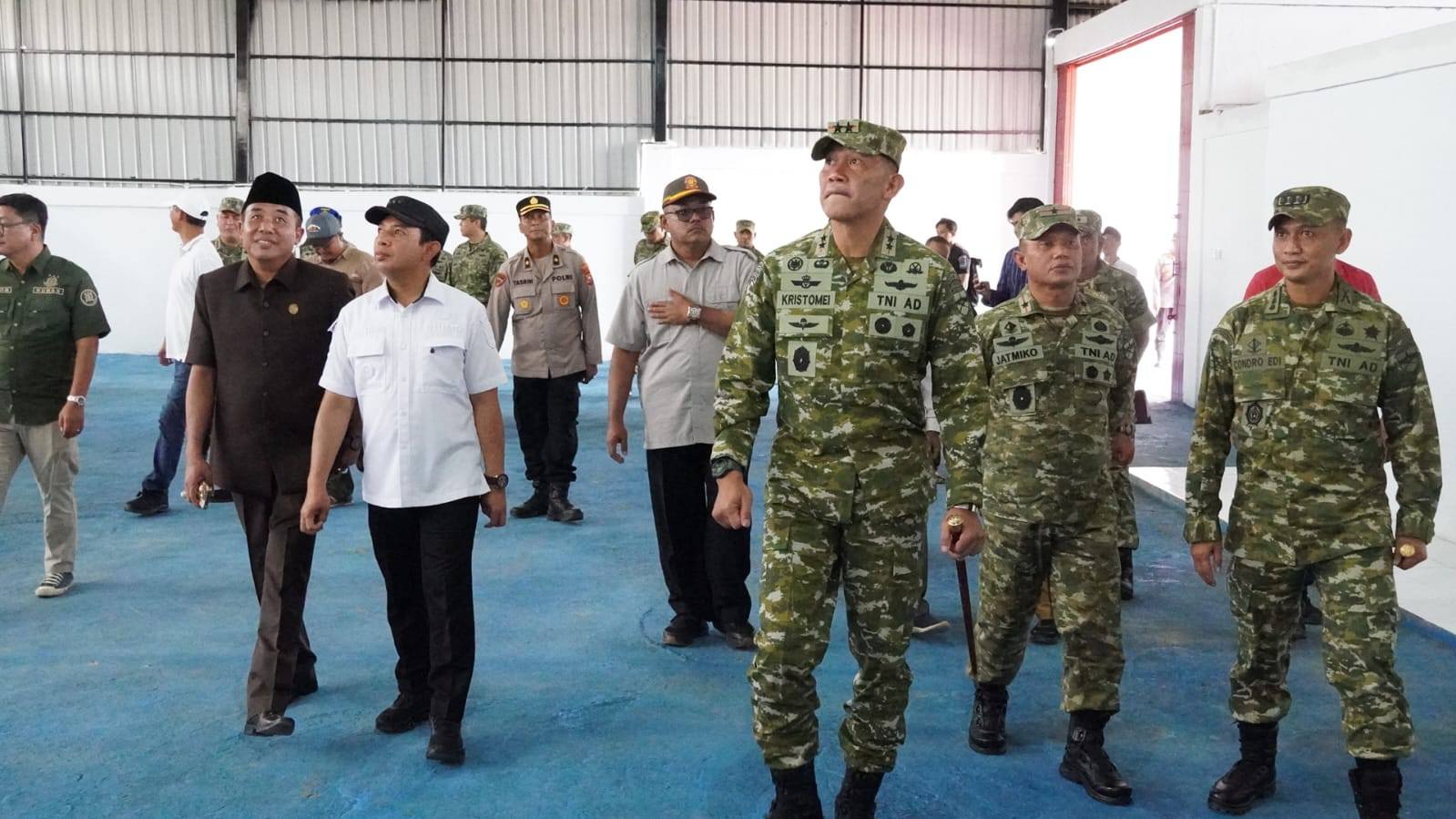   Pangdam XXI/Radin dan Walikota Bengkulu Tinjau Pembangunan KDKMP
