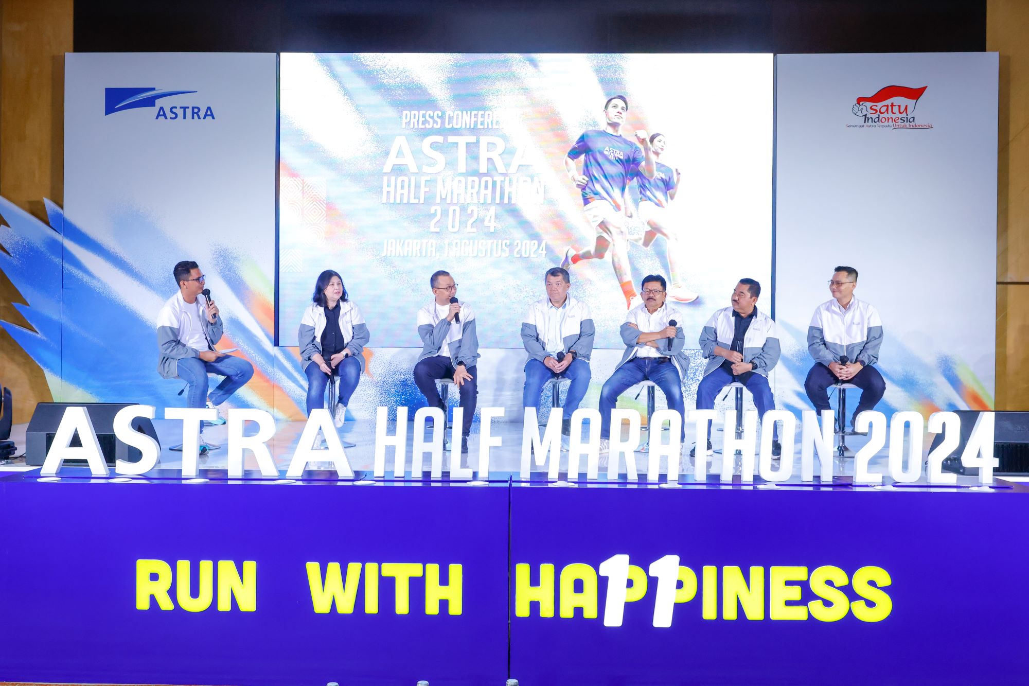  Run With Happiness, Astra Gelar Astra Half Marathon 2024