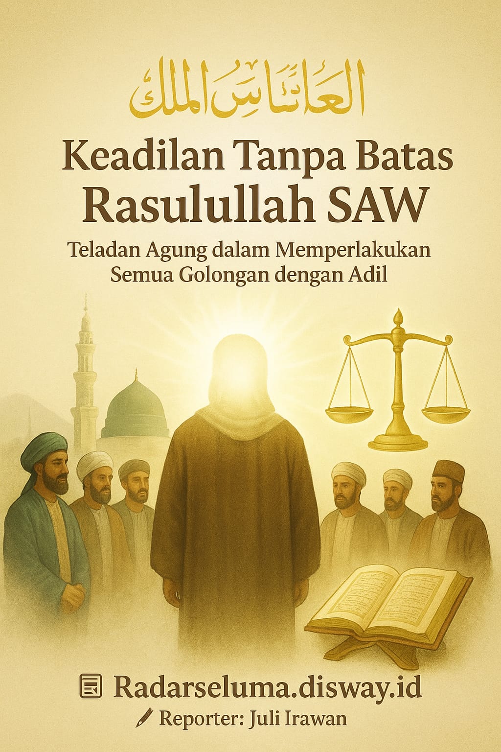 Keadilan Tanpa Batas Rasulullah SAW: Teladan Agung dalam Memperlakukan Semua Golongan dengan Adil