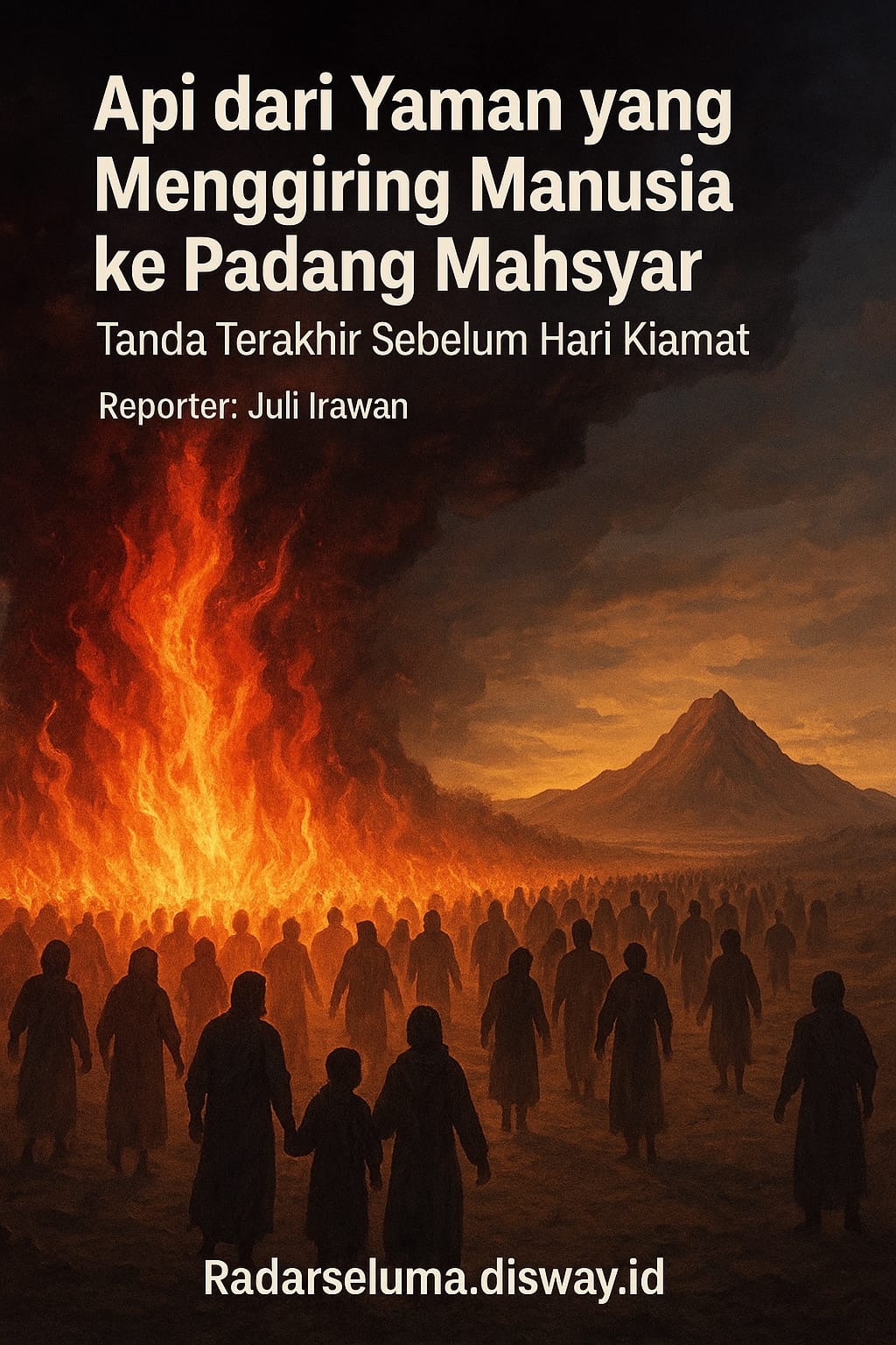 Api dari Yaman yang Menggiring Manusia ke Padang Mahsyar: Tanda Terakhir Sebelum Hari Kiamat
