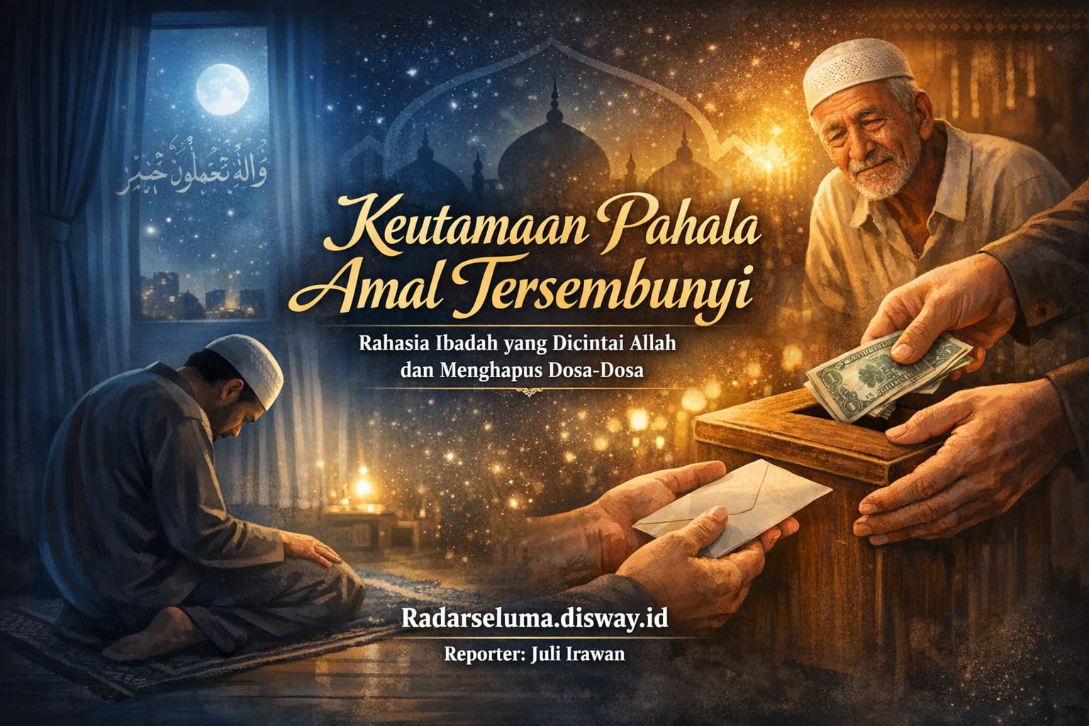 Keutamaan Pahala Amal Tersembunyi: Rahasia Ibadah yang Dicintai Allah dan Menghapus Dosa-Dosa