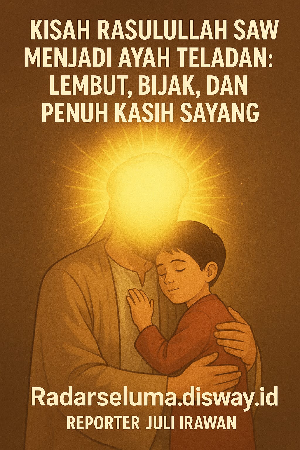 Kisah Rasulullah SAW Menjadi Ayah Teladan: Lembut, Bijak, dan Penuh Kasih Sayang