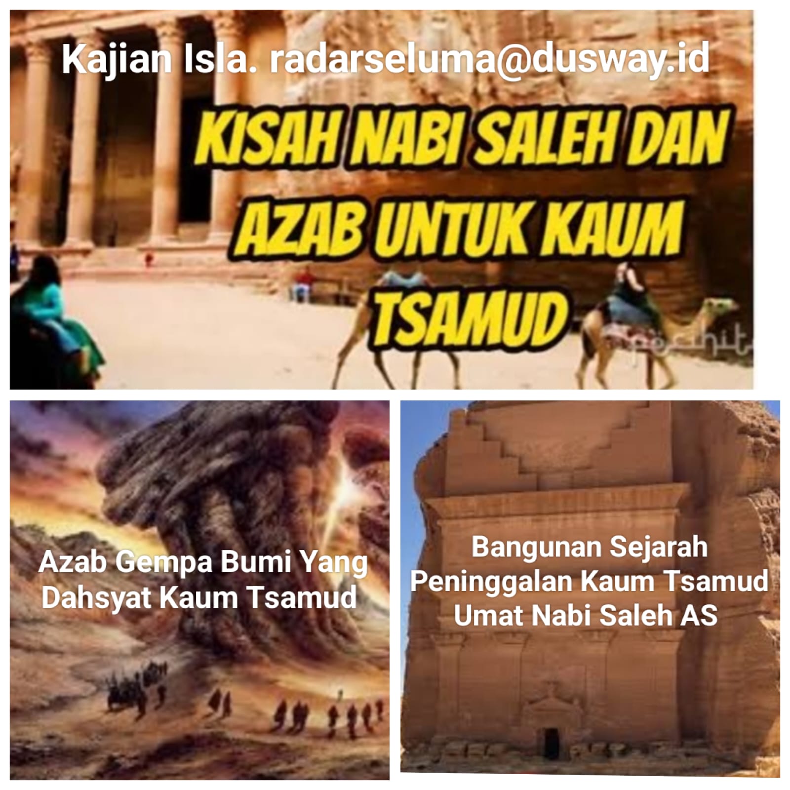 Azab Gempa Bumi Kaum Tsamud Yang Ingkar & Keji Akibat Membunuh Unta Betina Allah SWT 