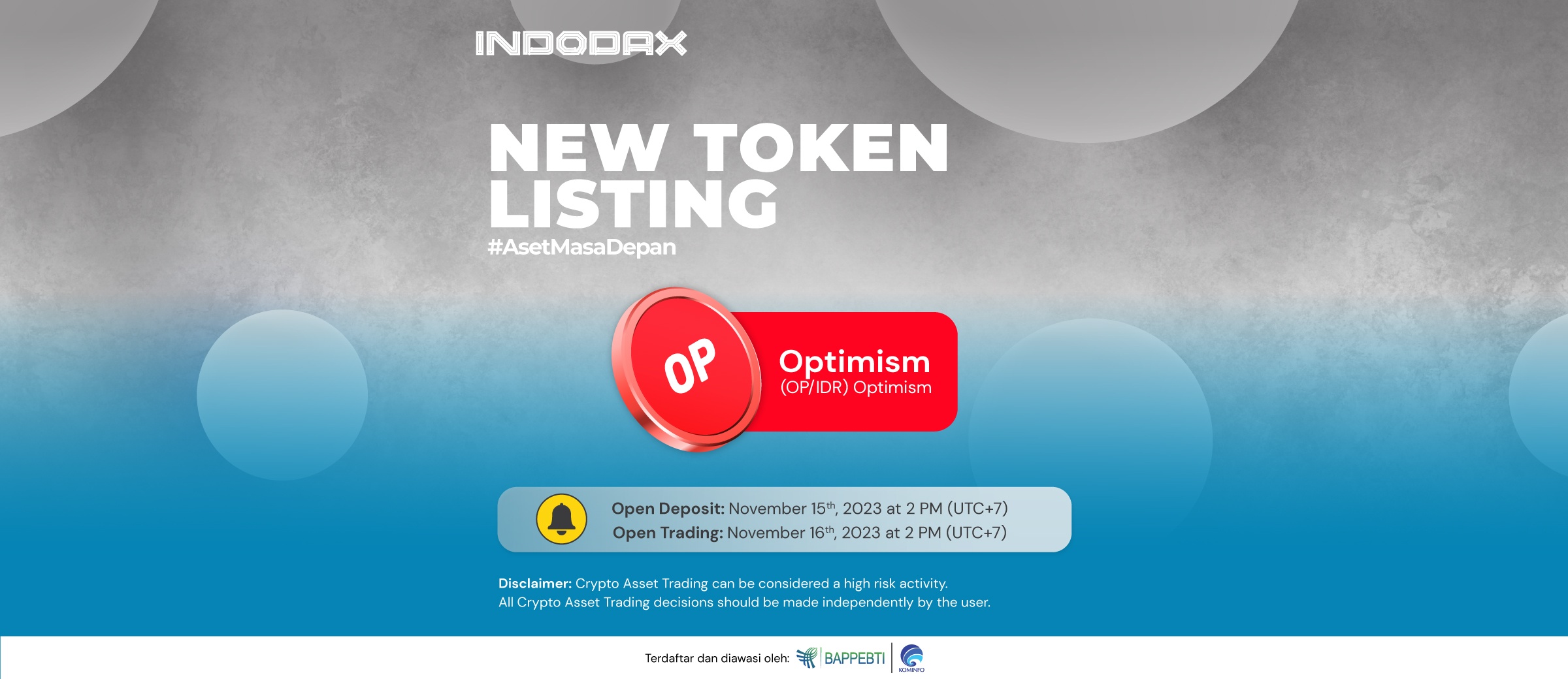 Optimism Listing di INDODAX, Blockchain Lapis 2